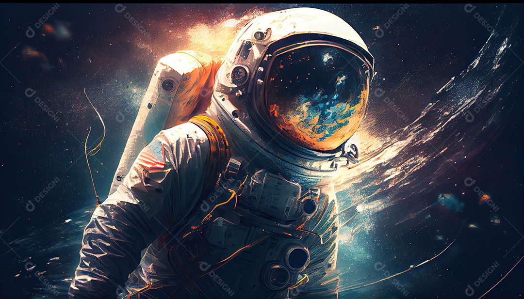 Dia Mundial do Astronauta 12 de abril realista