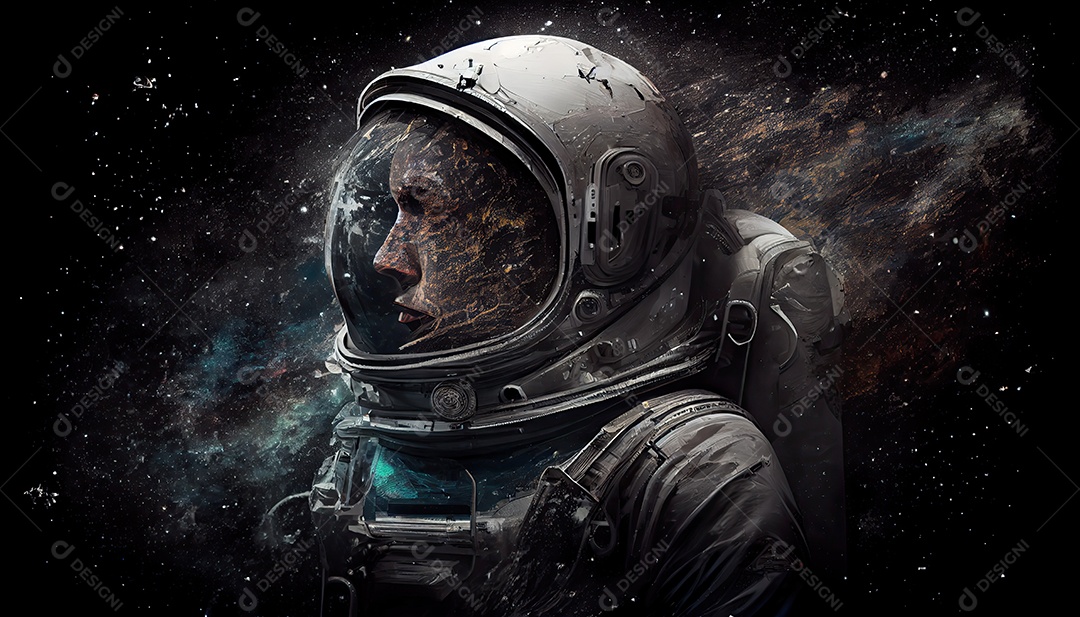 Dia Mundial do Astronauta 12 de abril realista