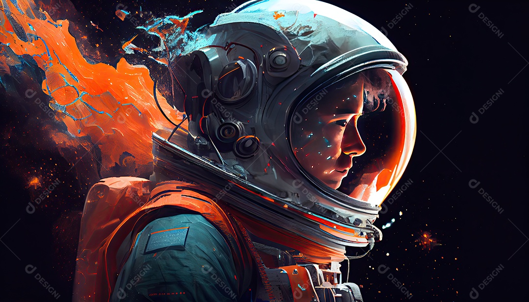 Dia Mundial do Astronauta 12 de abril realista