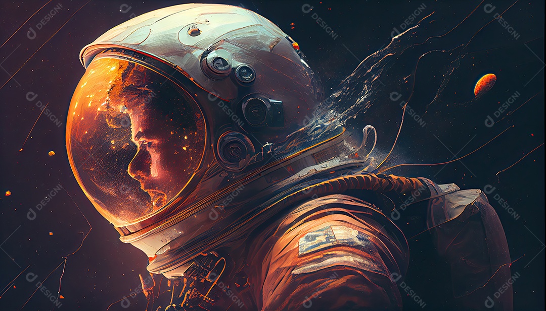 Dia Mundial do Astronauta 12 de abril realista