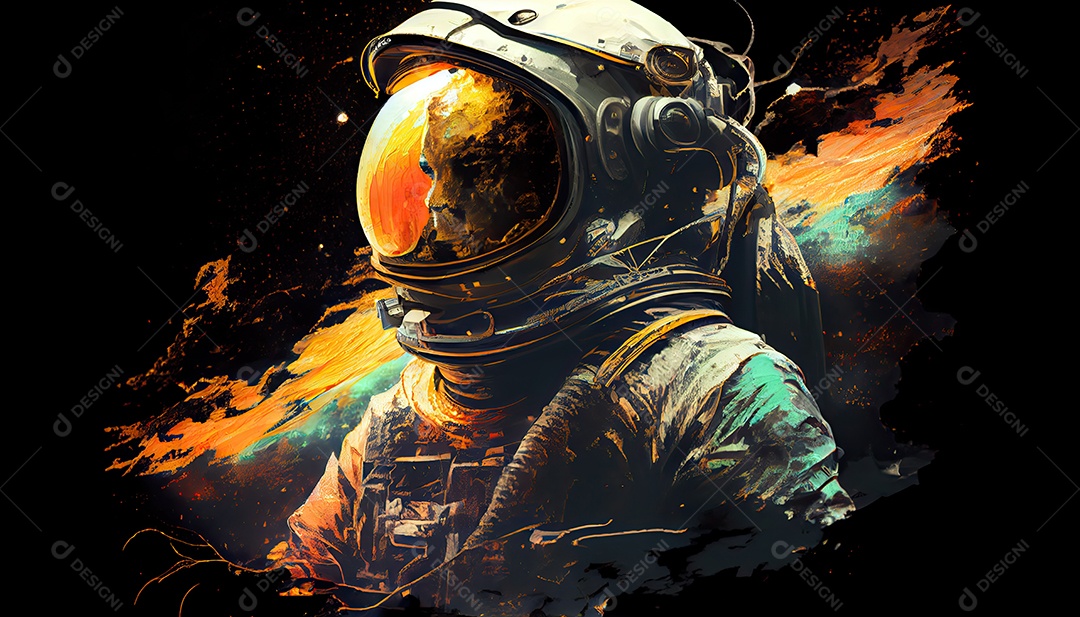 Dia Mundial do Astronauta 12 de abril realista