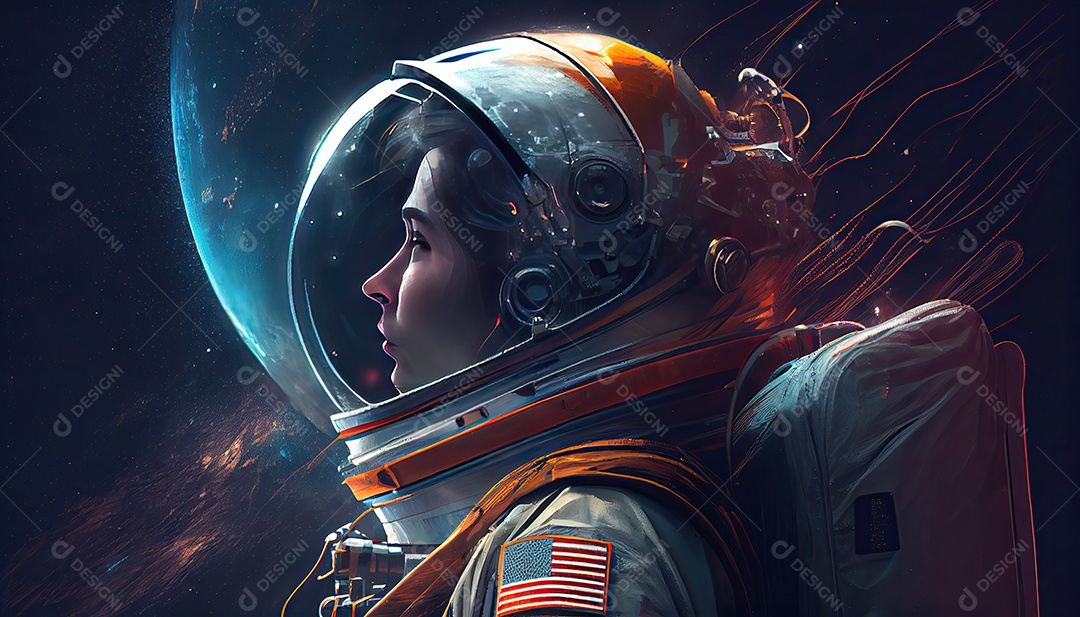 Dia Mundial do Astronauta 12 de abril realista