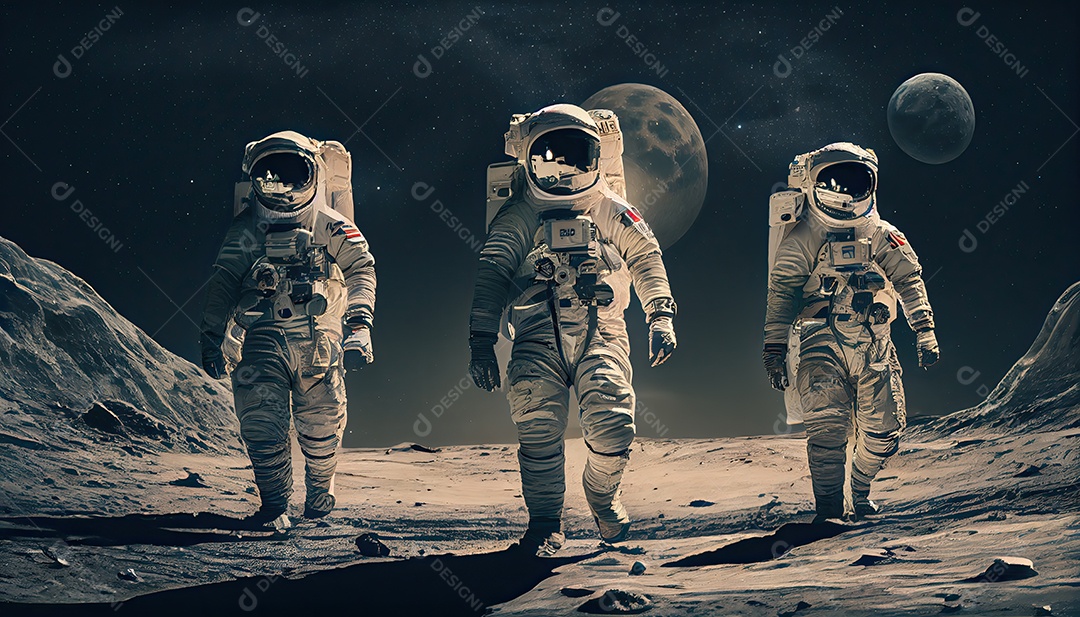 Dia Mundial do Astronauta 12 de abril realista