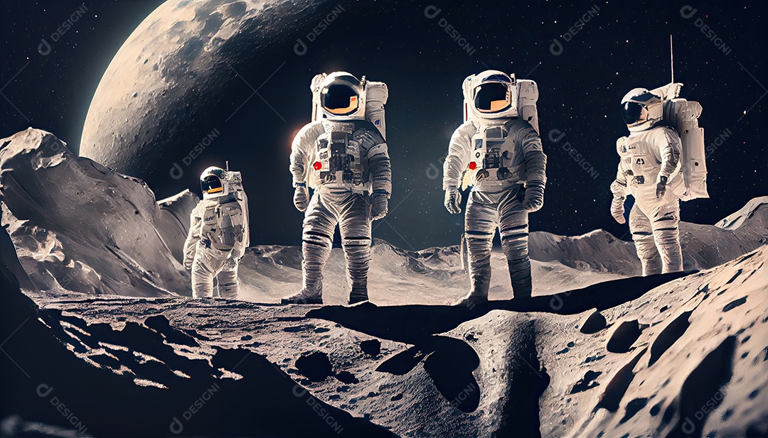 Dia Mundial do Astronauta 12 de abril realista