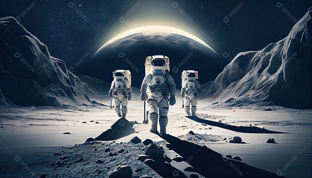 Dia Mundial do Astronauta 12 de abril realista