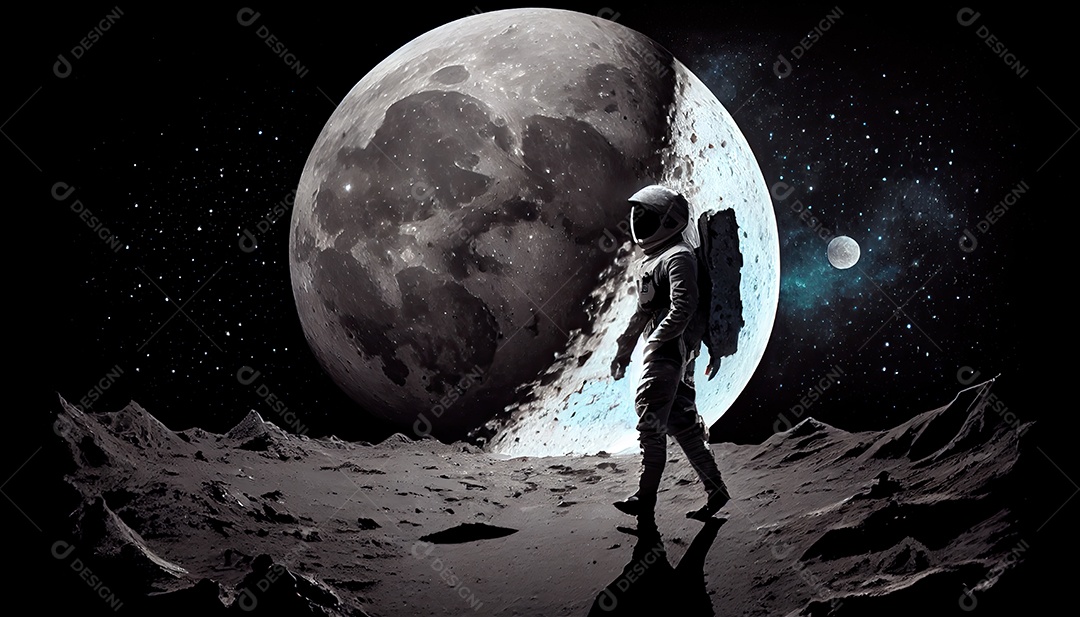 Dia Mundial do Astronauta 12 de abril realista