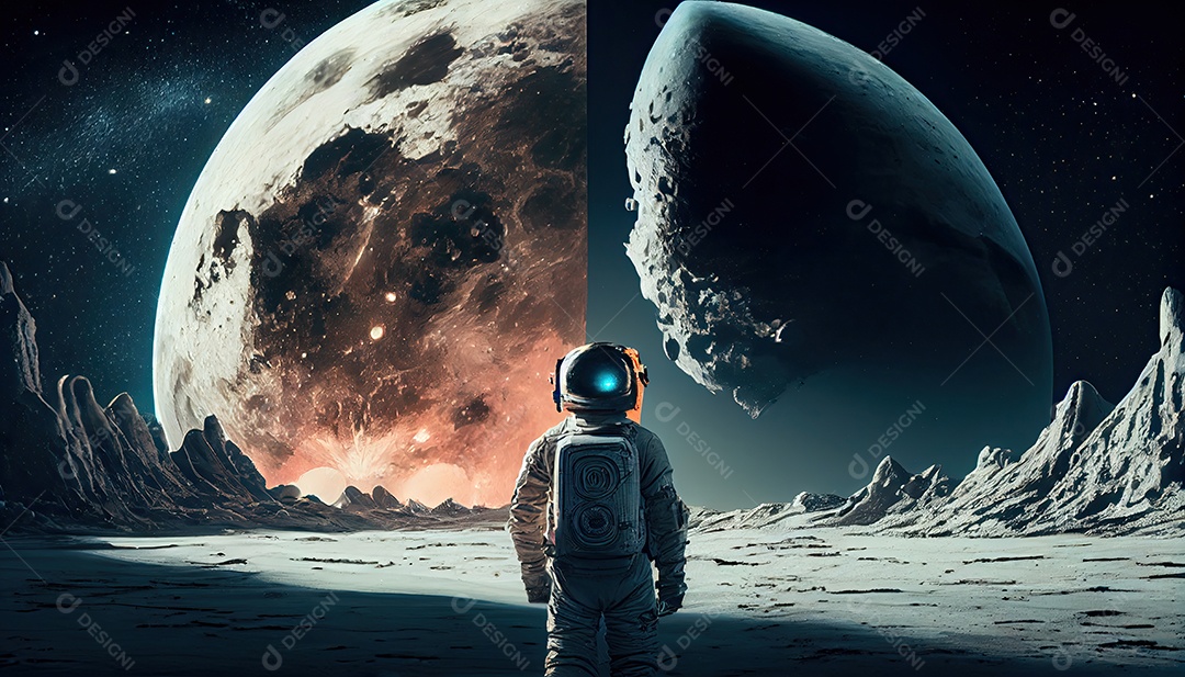 Dia Mundial do Astronauta 12 de abril realista