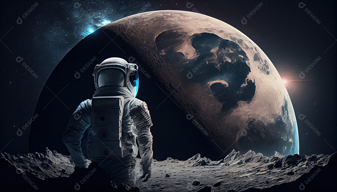 Dia Mundial do Astronauta 12 de abril realista