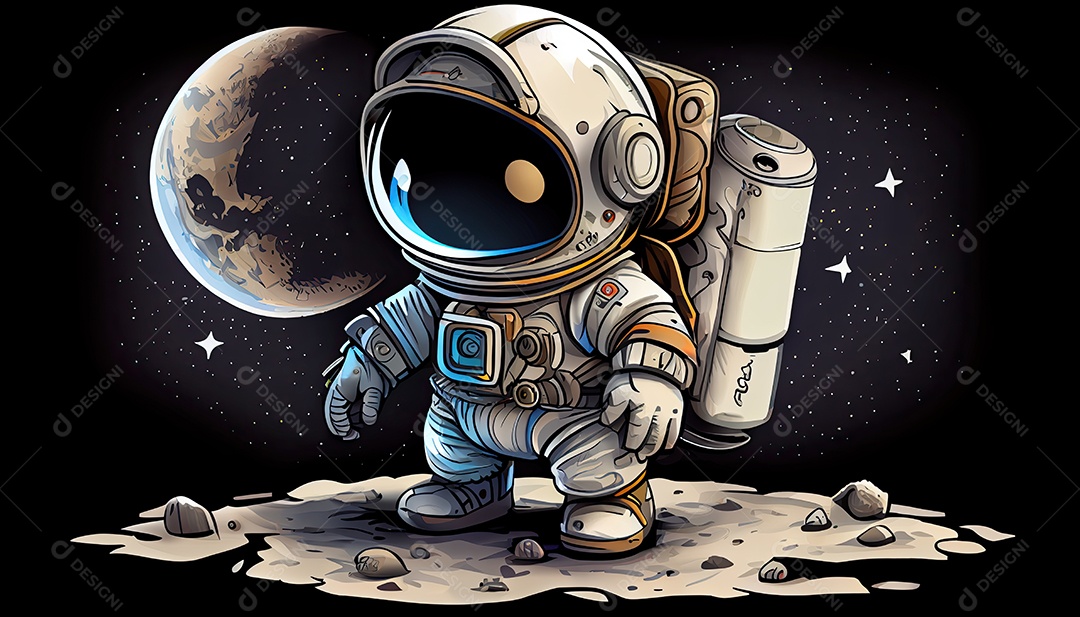 Dia Mundial do Astronauta 12 de abril realista