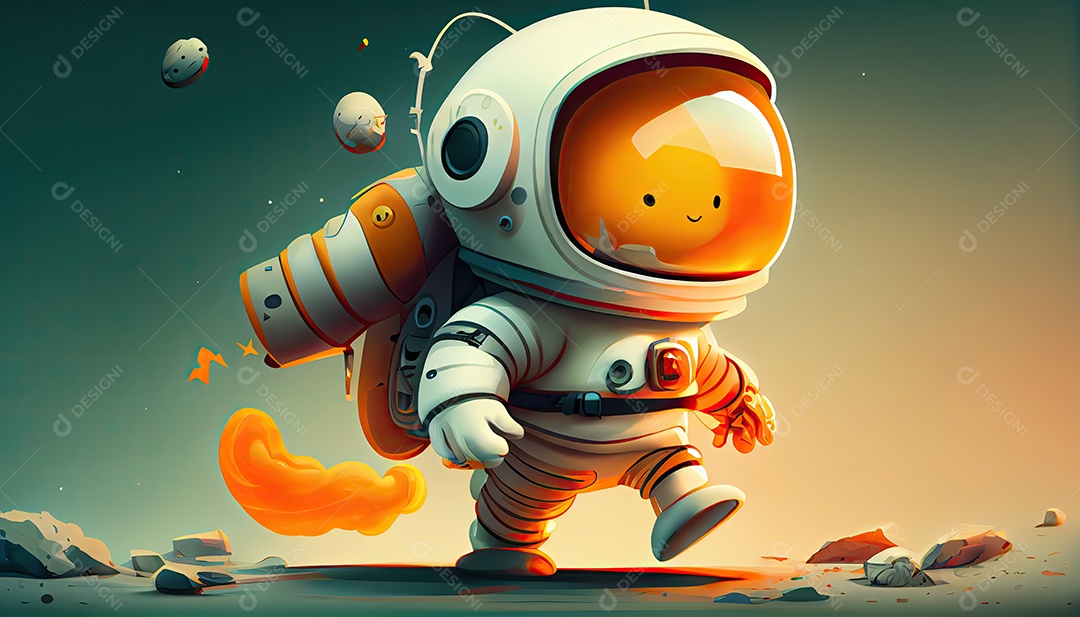 Dia Mundial do Astronauta 12 de abril realista