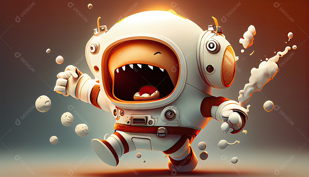 Dia Mundial do Astronauta 12 de abril realista