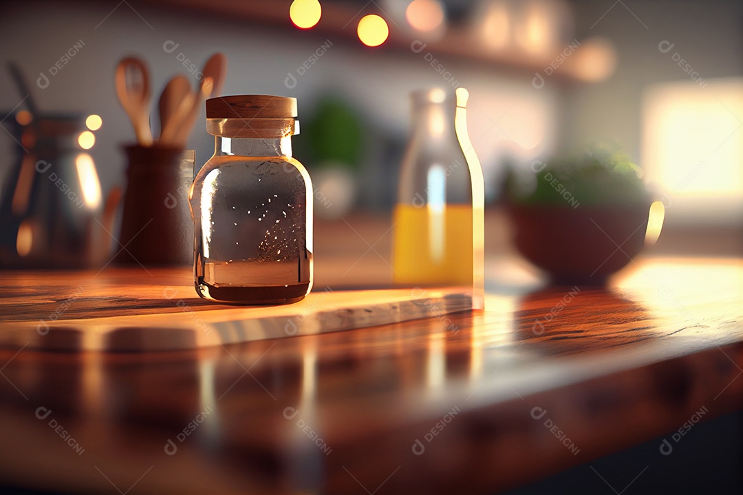 Interior de uma cozinha moderna