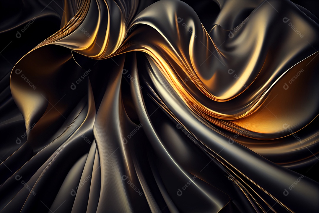Textura abstrata dourada e preto