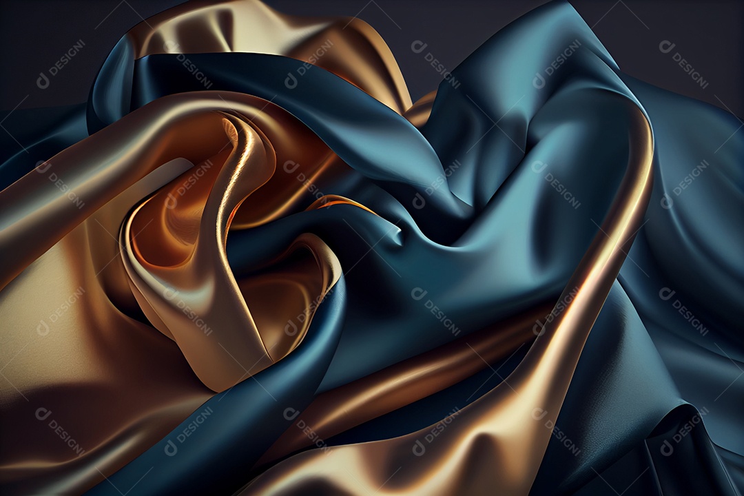 Textura abstrata dourado e azul