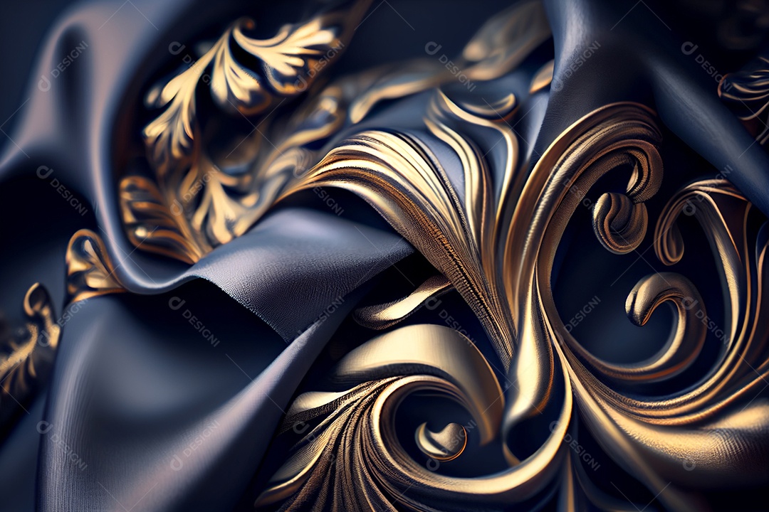 Background luxuoso dourado e preto