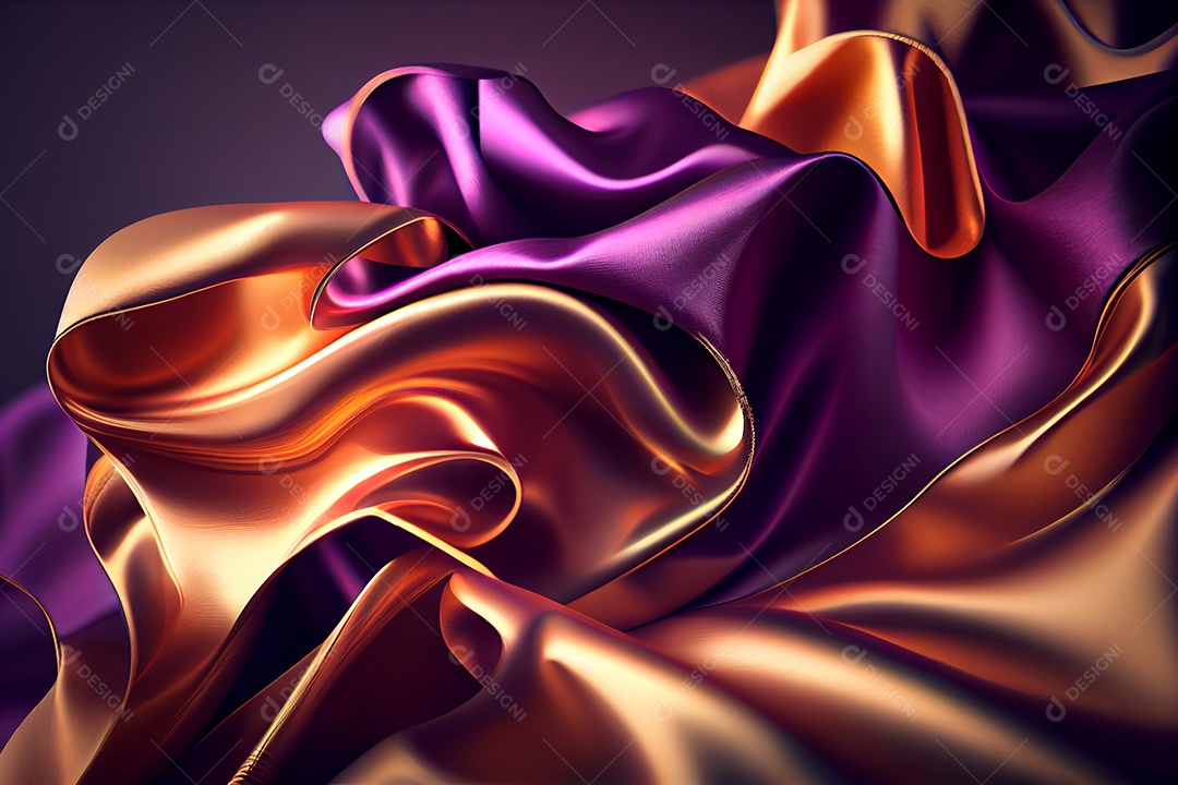 Background abstrato roxo e dourado
