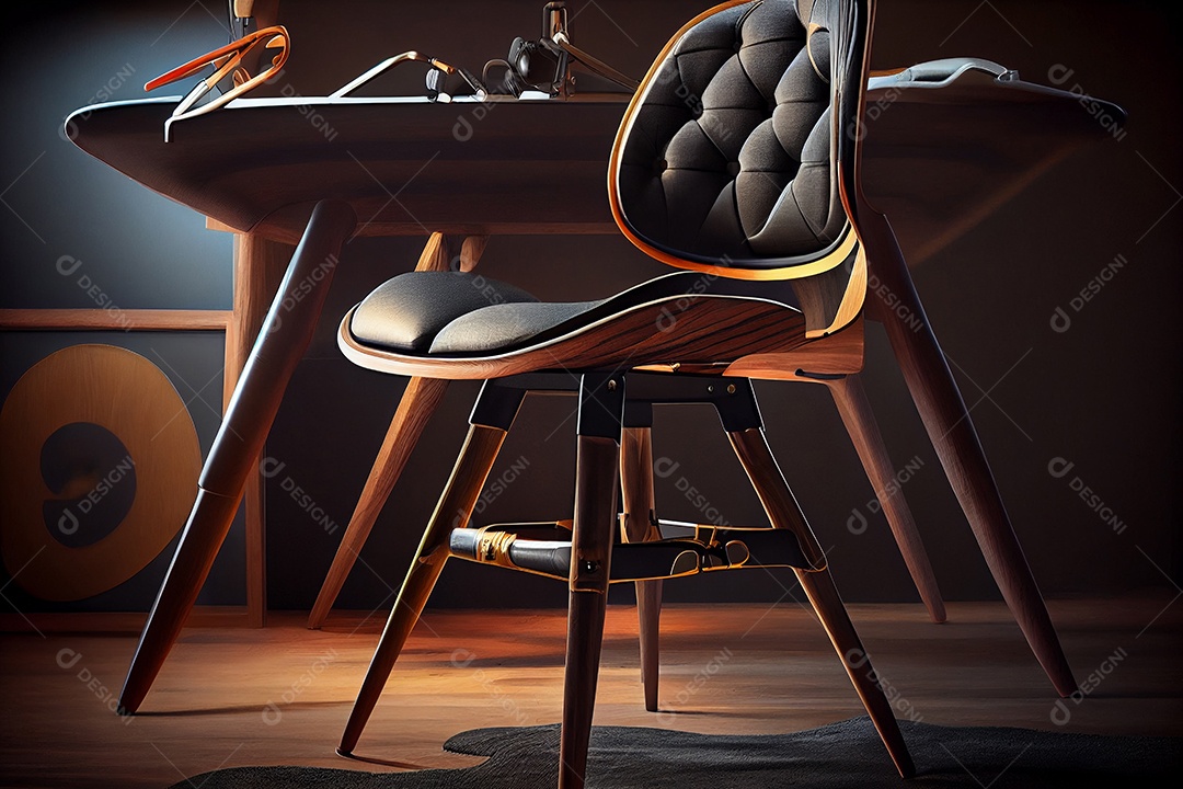 Ilustração de uma poltrona moderna