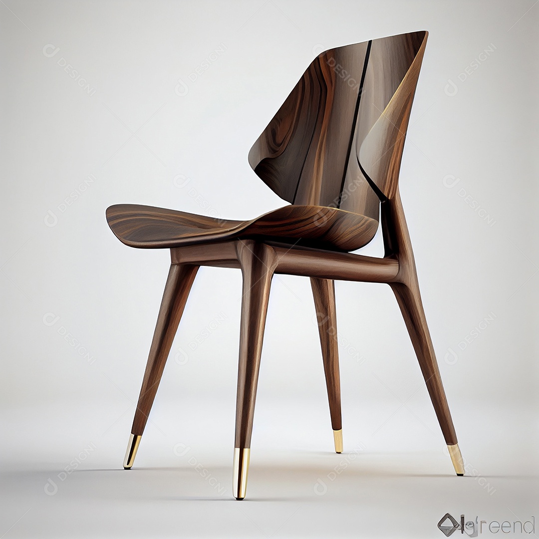 Ilustração de uma poltrona moderna