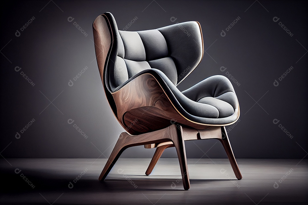 Ilustração de uma poltrona moderna