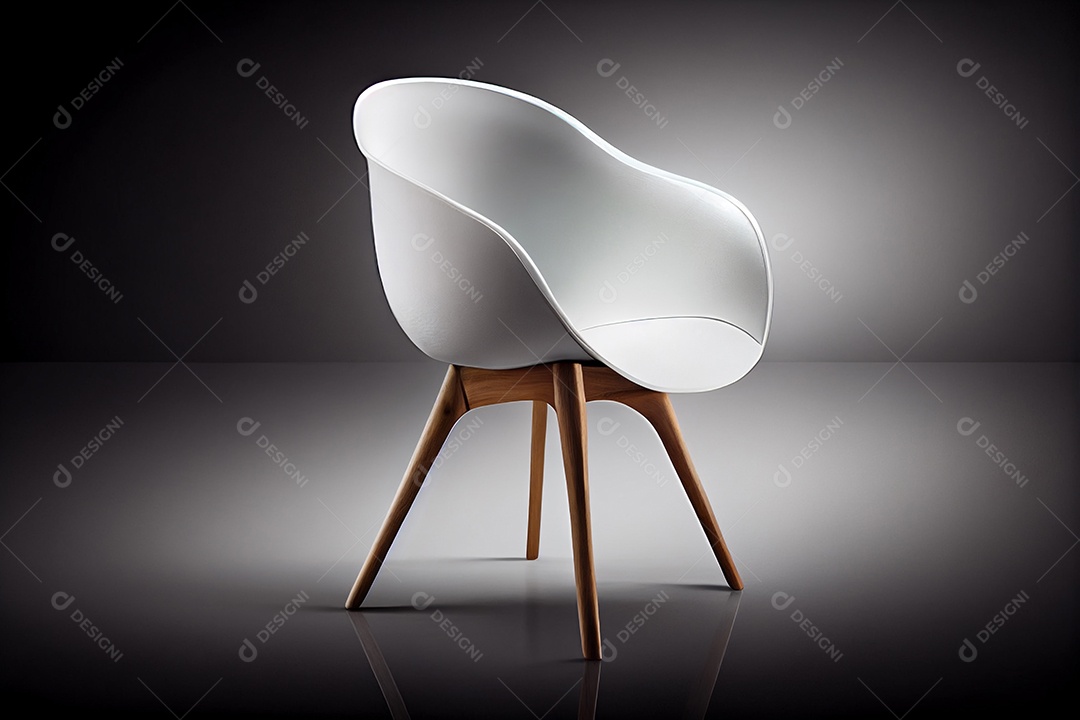 Ilustração de uma poltrona moderna