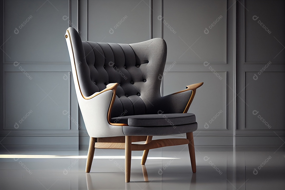Ilustração de uma poltrona moderna