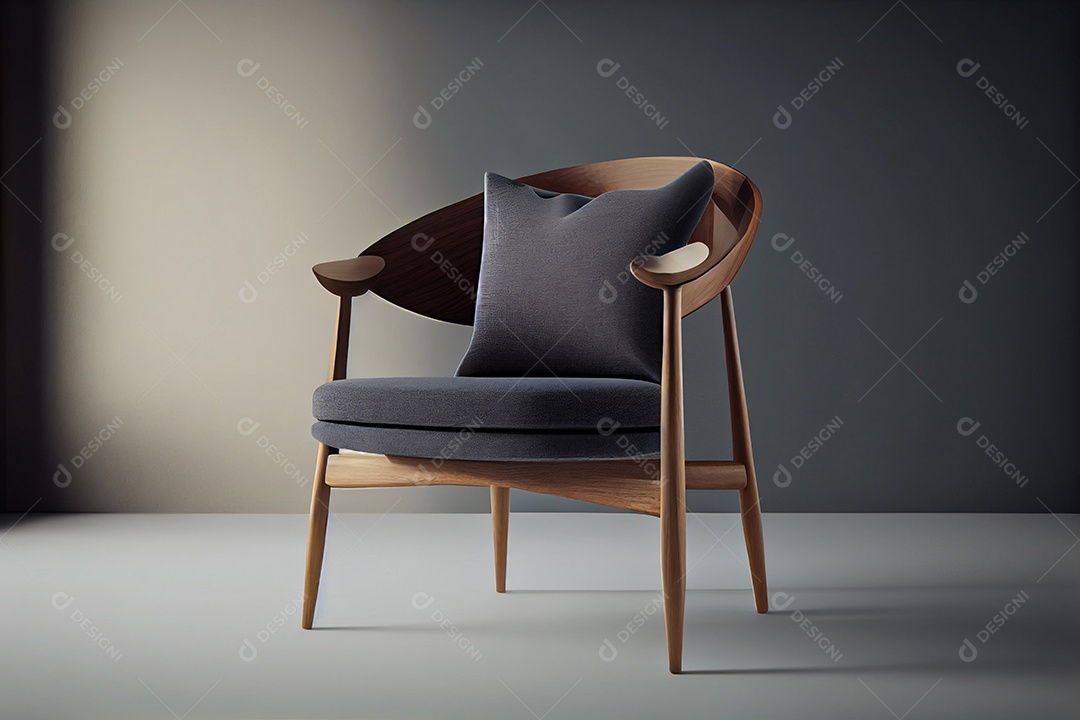 Ilustração de uma poltrona moderna