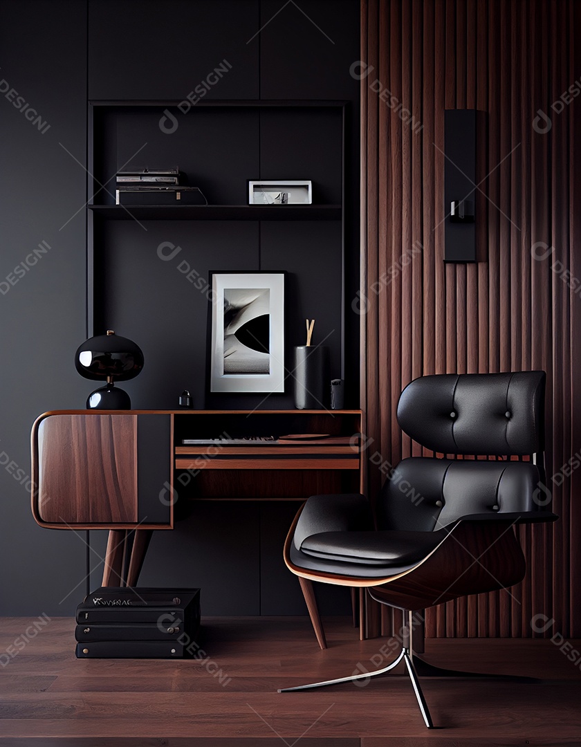 Detalhes de móveis de interior modernos