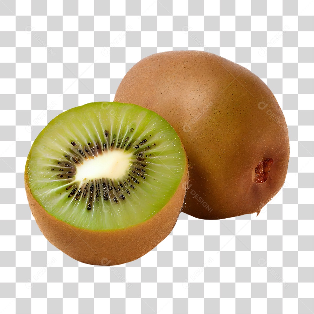 Fruta Kiwi PNG Transparente