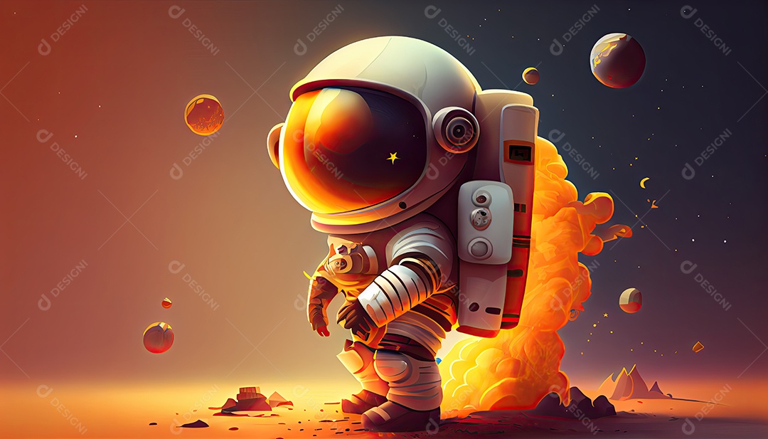 Dia Mundial do Astronauta 12 de abril realista