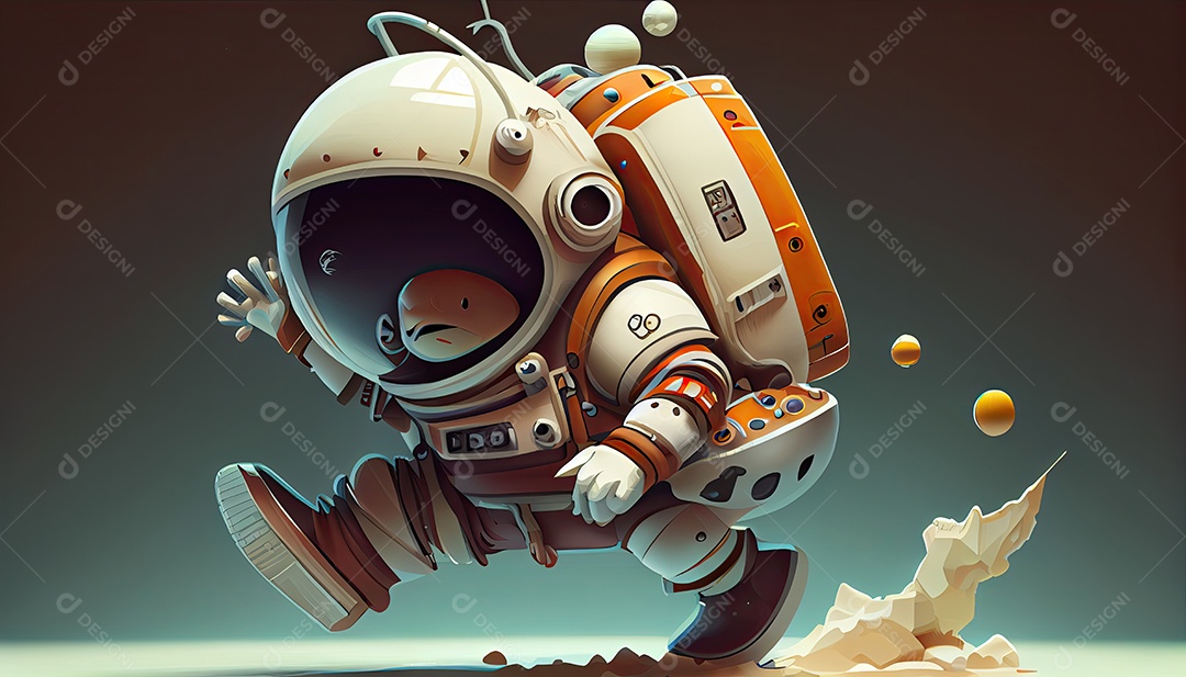 Dia Mundial do Astronauta 12 de abril realista