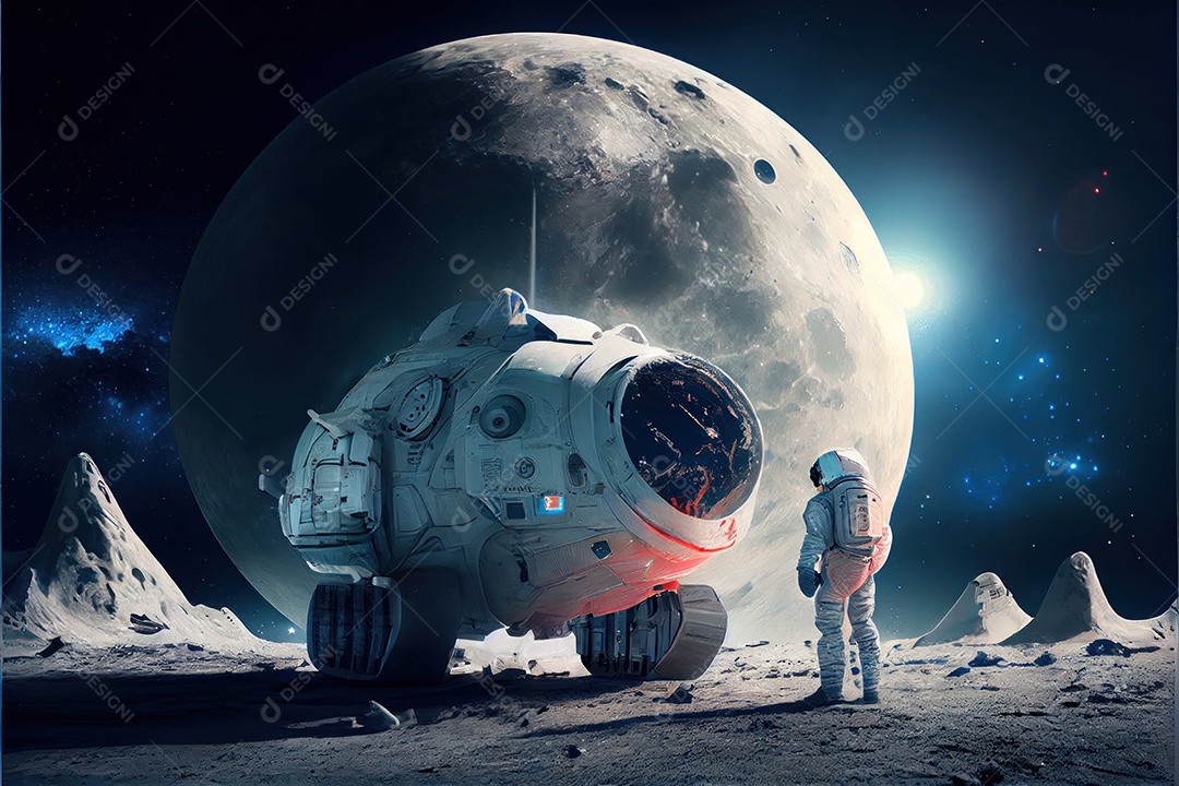 Dia Mundial do Astronauta 12 de abril realista