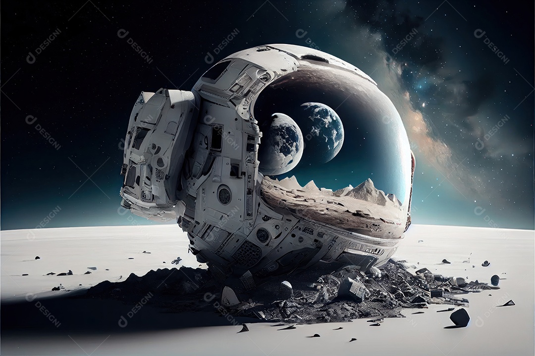 Dia Mundial do Astronauta 12 de abril realista