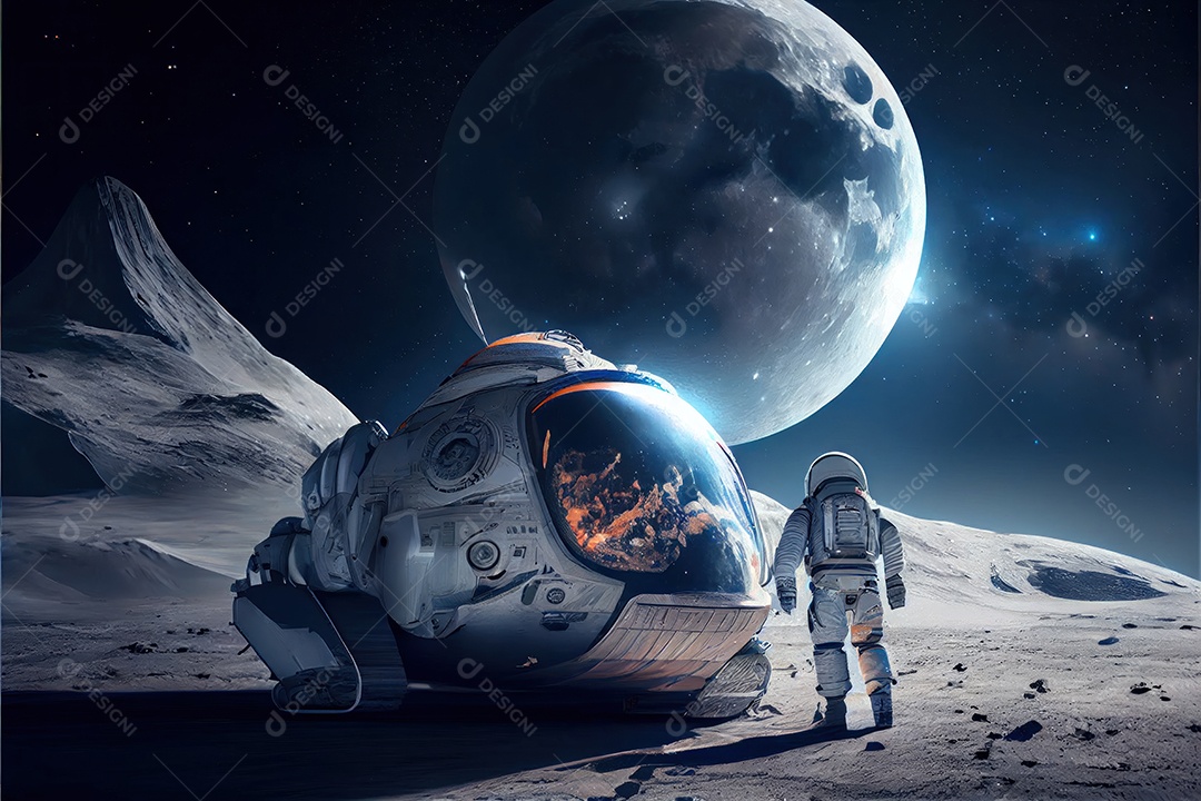 Dia Mundial do Astronauta 12 de abril realista