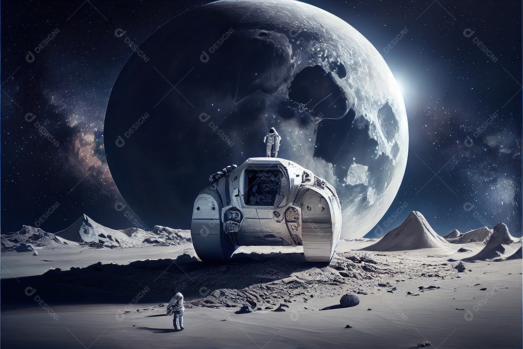 Dia Mundial do Astronauta 12 de abril realista