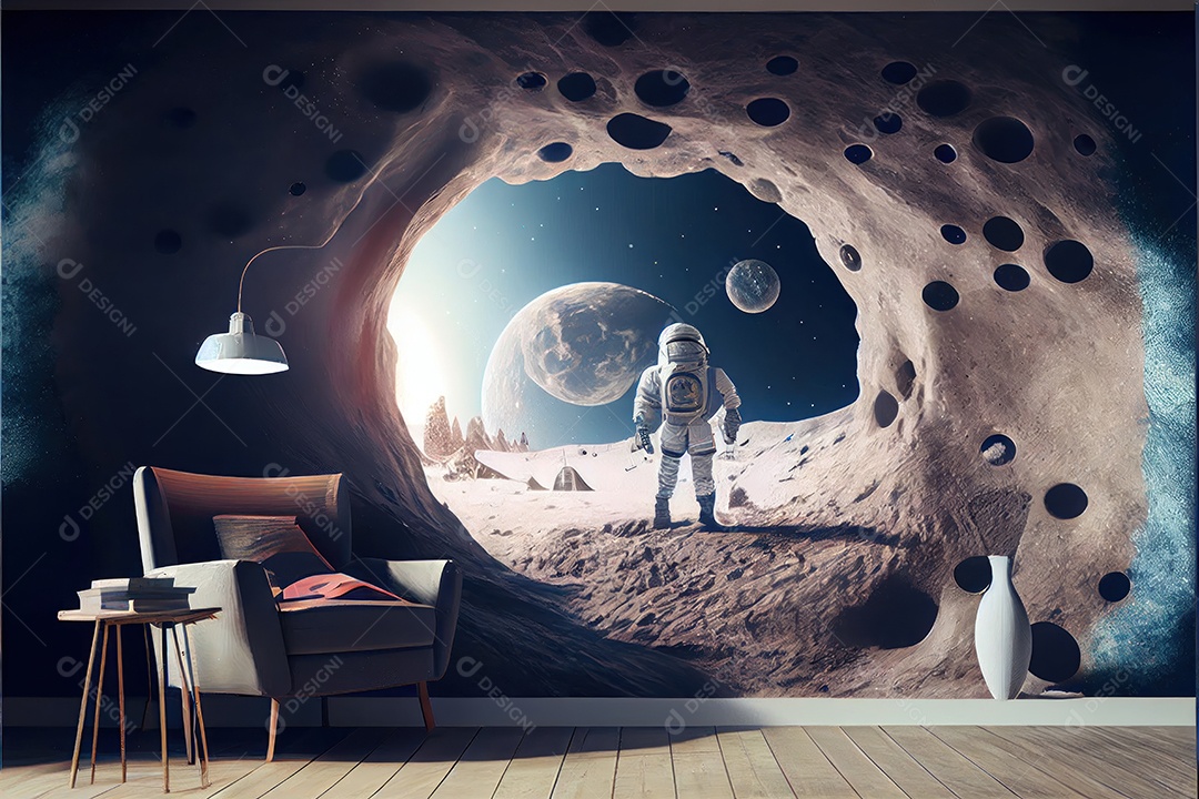 Dia Mundial do Astronauta 12 de abril realista