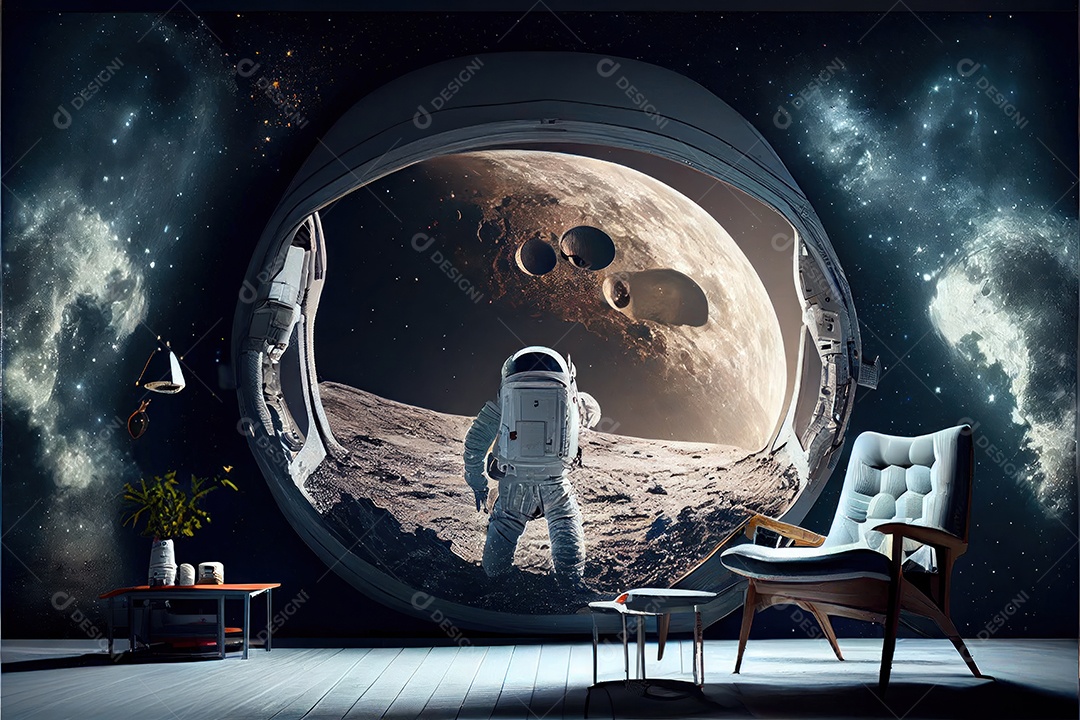 Dia Mundial do Astronauta 12 de abril realista