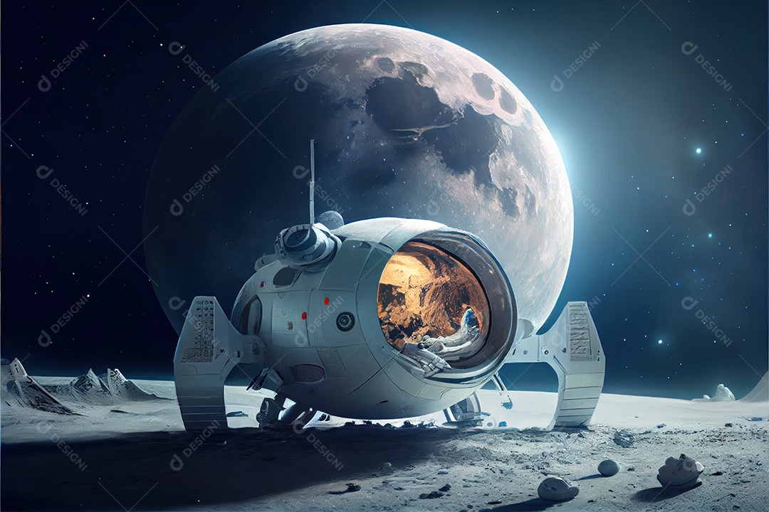 Dia Mundial do Astronauta 12 de abril realista