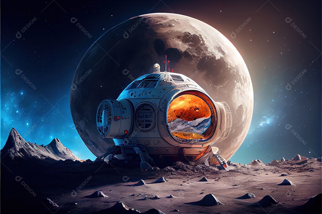 Dia Mundial do Astronauta 12 de abril realista