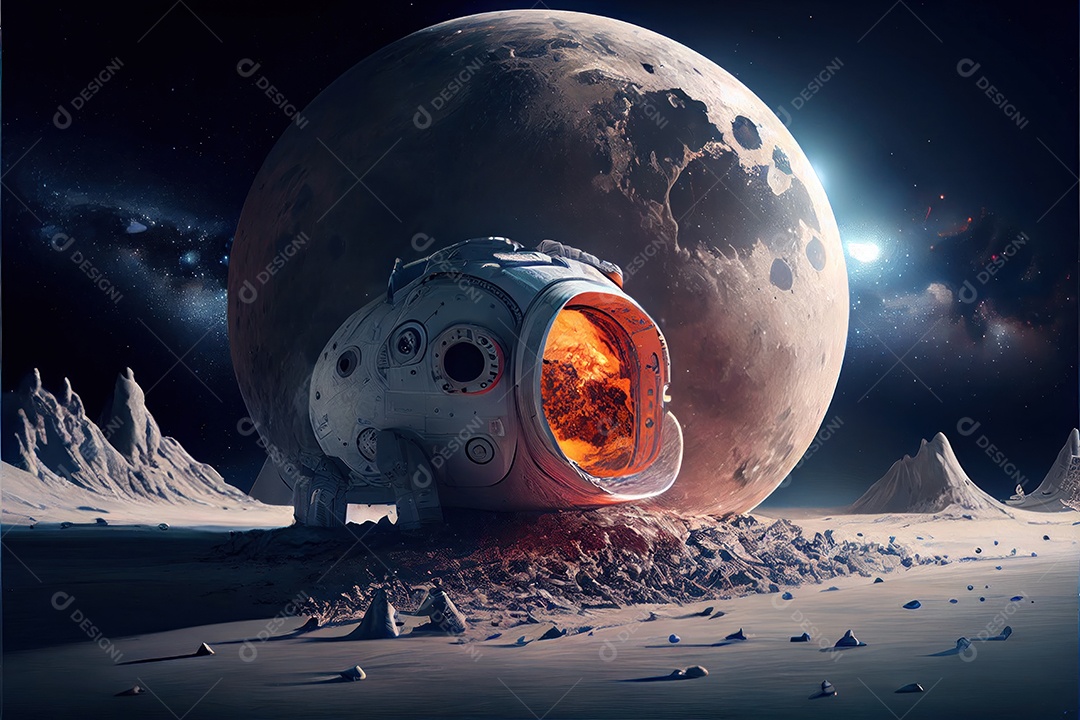 Dia Mundial do Astronauta 12 de abril realista