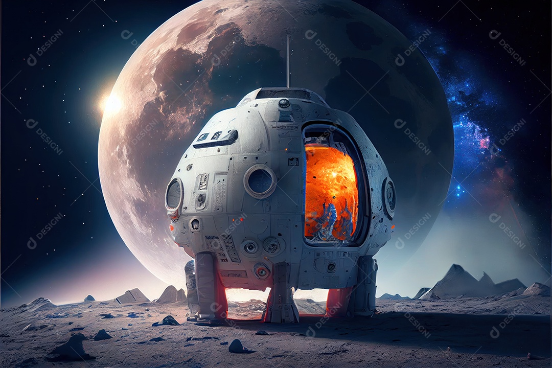 Dia Mundial do Astronauta 12 de abril realista