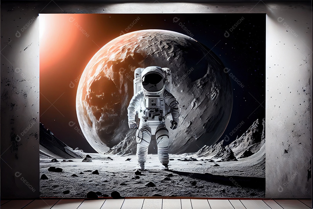 Dia Mundial do Astronauta 12 de abril realista