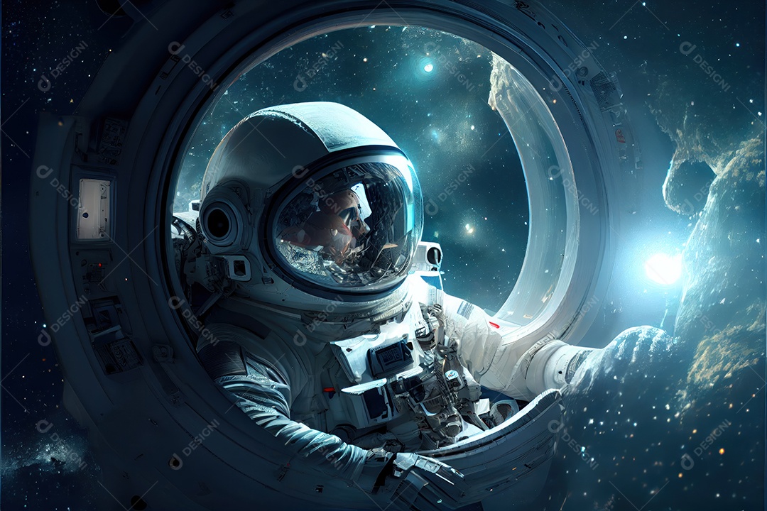 Dia Mundial do Astronauta 12 de abril realista