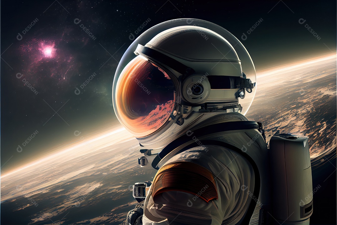 Dia Mundial do Astronauta 12 de abril realista