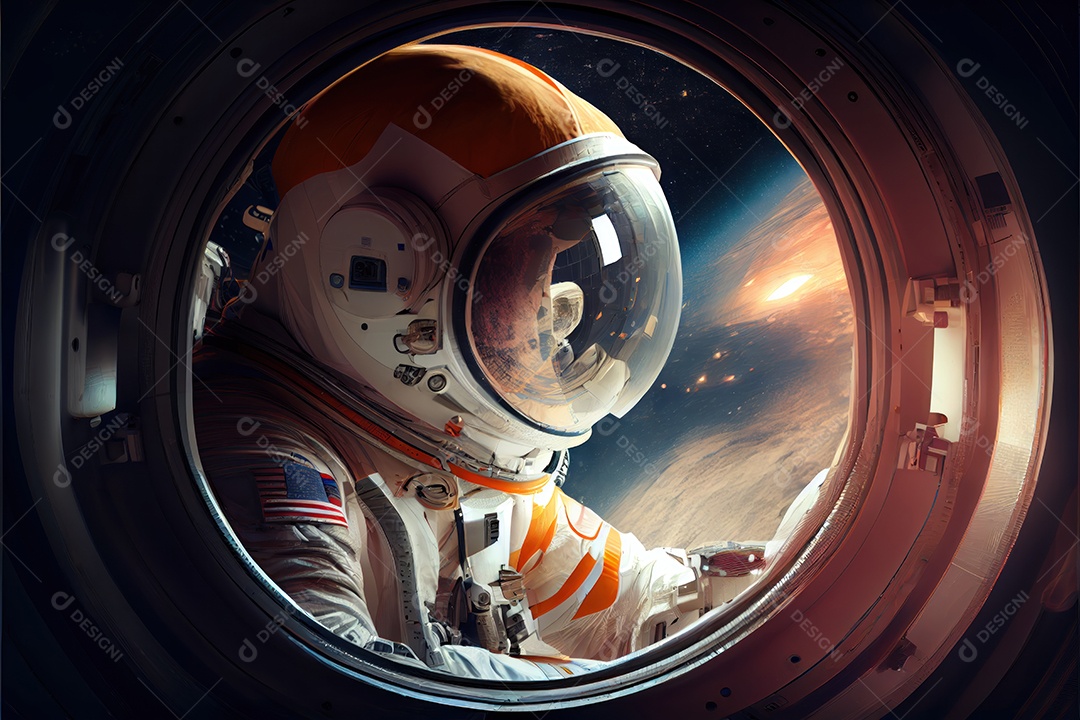 Dia Mundial do Astronauta 12 de abril realista