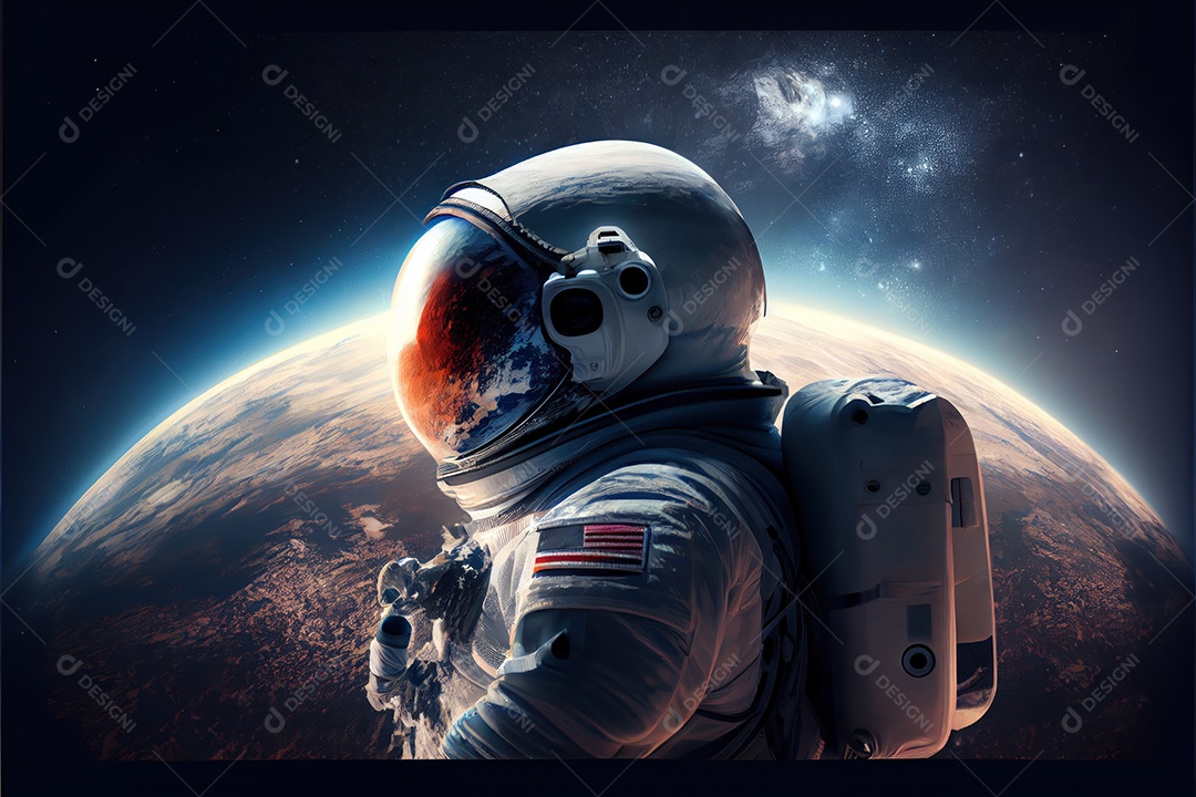 Dia Mundial do Astronauta 12 de abril realista