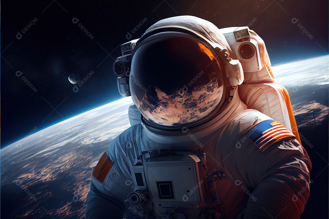 Dia Mundial do Astronauta 12 de abril realista