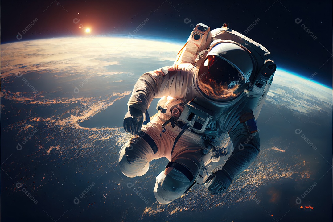 Dia Mundial do Astronauta 12 de abril realista