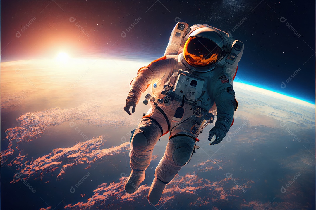 Dia Mundial do Astronauta 12 de abril realista