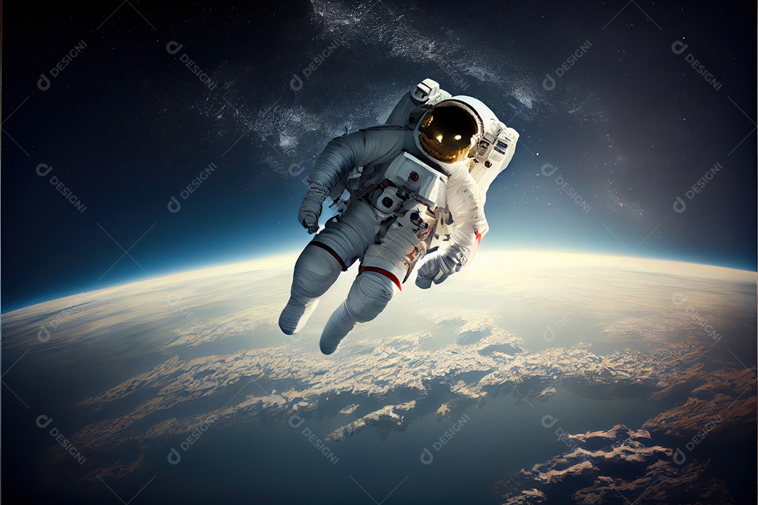 Dia Mundial do Astronauta 12 de abril realista