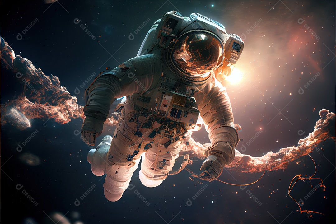 Dia Mundial do Astronauta 12 de abril realista